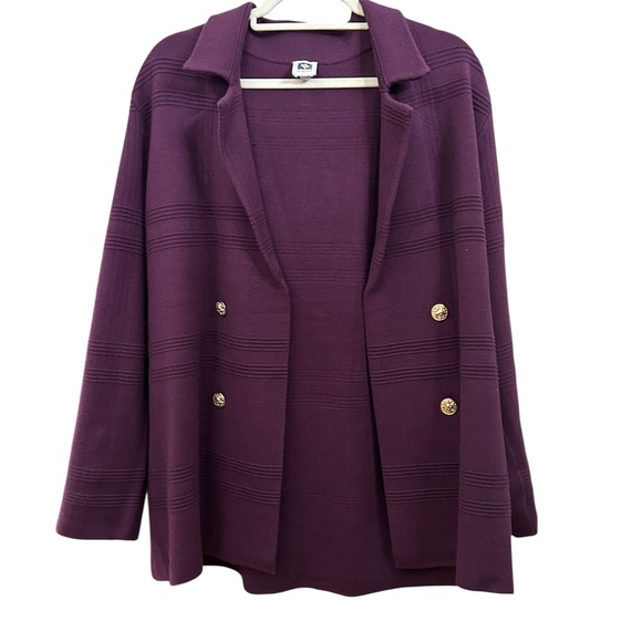 New Anne Klein Purple Sweater XL